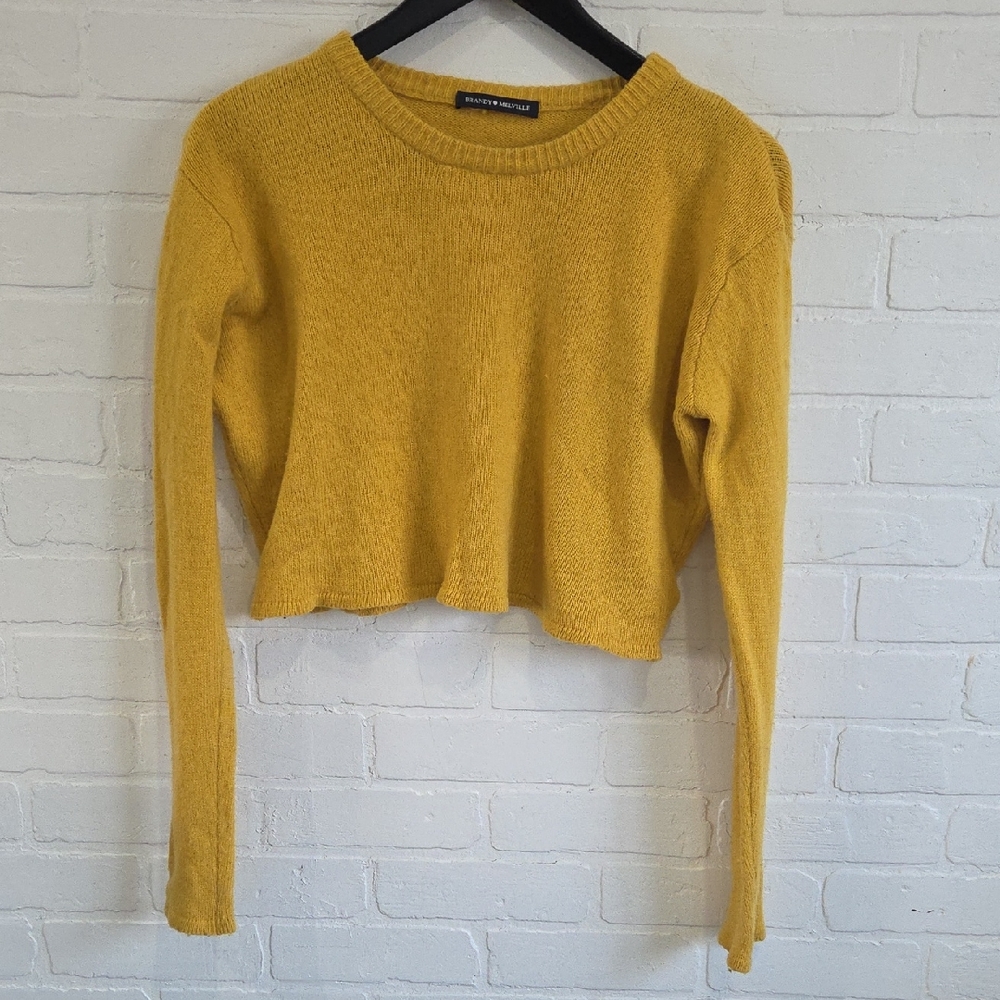 Brandy Melville Wool Blend  Cropped Sweater
